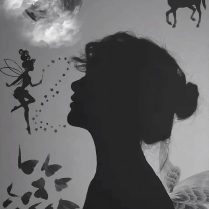 暗黑系恶魔风影子女生头像合集|高级感剪影 女生头像 第2张 暗黑系恶魔风影子女生头像合集|高级感剪影 女生头像 第2张