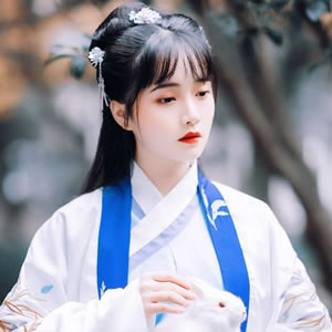 古风女闺蜜头像一对两张 汉服 / 襦裙造型 小众不撞款 女生头像 第4张