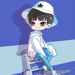 易烊千玺卡通头像高清无水印 可爱 / 酷帅风任选 其它头像 第8张