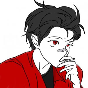 红衣男生动漫头像，多款高清无水印可选 男生头像 第7张