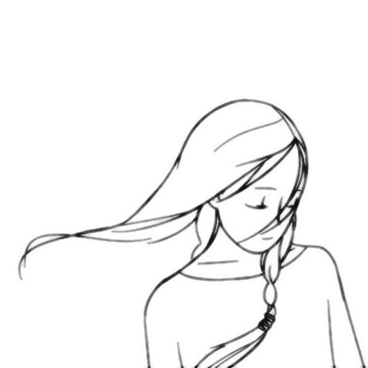 抖音可爱女生简笔画头像推荐,简约又治愈 女生头像 第6张 抖音可爱女生简笔画头像推荐,简约又治愈 女生头像 第6张