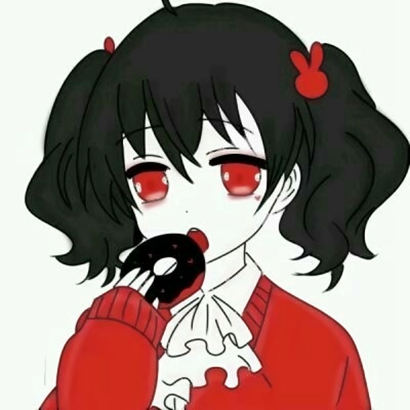 红色眼睛动漫女生头像推荐 女生头像 第4张