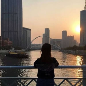 治愈系单人夕阳情侣头像 男女各一张 情侣专属 情侣头像 第13张