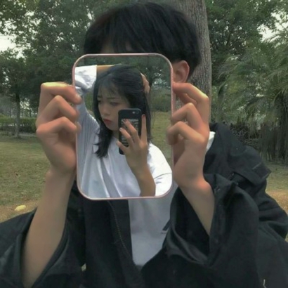 超甜情侣头像镜子自拍图片|氛围感拉满,小众不撞款 情侣头像 第4张 超甜情侣头像镜子自拍图片|氛围感拉满,小众不撞款 情侣头像 第4张