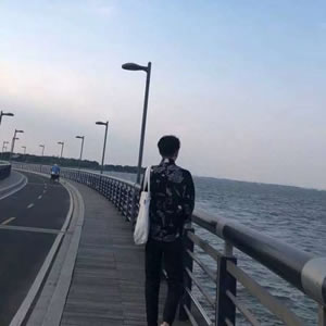 治愈系单人夕阳情侣头像 男女各一张 情侣专属 情侣头像 第18张