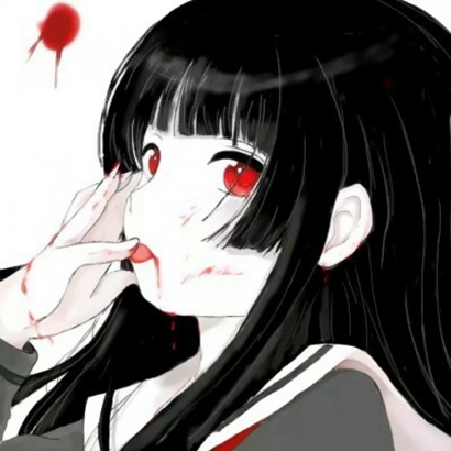 红色眼睛动漫女生头像推荐 女生头像 第2张