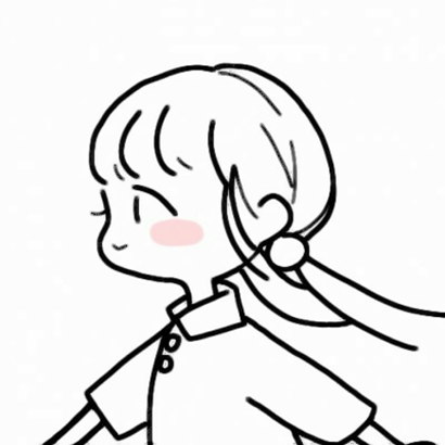 抖音可爱女生简笔画头像推荐,简约又治愈 女生头像 第3张 抖音可爱女生简笔画头像推荐,简约又治愈 女生头像 第3张