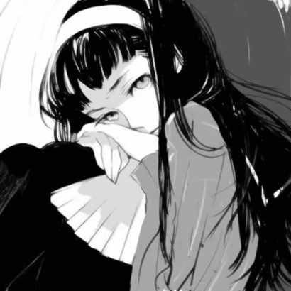 超全丧女生动漫头像合集｜小众不撞款，戳中emo心 女生头像 第4张