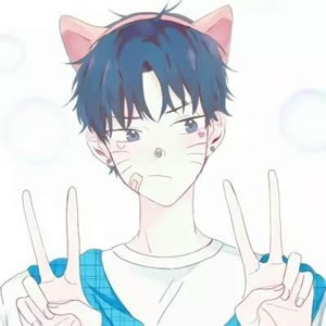 高清呆萌可爱动漫男生头像 微信QQ通用 男生头像 第1张