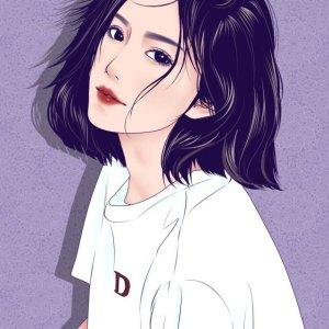 唯美手绘女生微信头像:治愈系画风 女生头像 第1张 唯美手绘女生微信头像:治愈系画风 女生头像 第1张