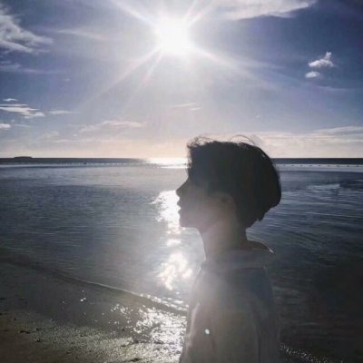 温柔治愈系男生夕阳氛围感头像合集 男生头像 第5张
