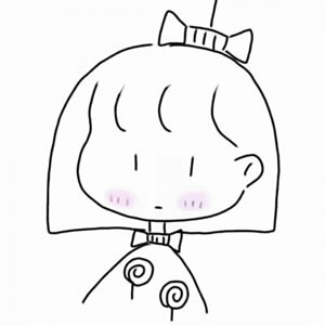 可爱小女孩简笔画头像 简约手绘女生 女生头像 第8张 可爱小女孩简笔画头像 简约手绘女生 女生头像 第8张
