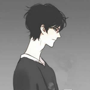 黑白酷动漫男生头像图片大全 高冷禁欲系男生 男生头像 第4张