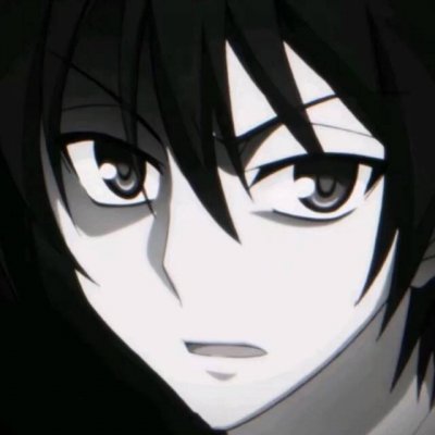 黑白丧感动漫男生头像高清 治愈emo专用男头 男生头像 第7张