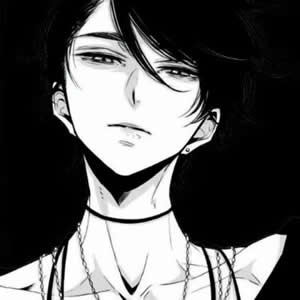 黑白酷动漫男生头像图片大全 高冷禁欲系男生 男生头像 第6张
