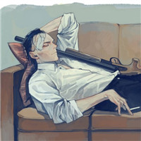 高冷成熟抽烟霸气动漫男生头像合集 男生头像 第15张