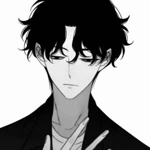 黑白酷动漫男生头像图片大全 高冷禁欲系男生 男生头像 第2张