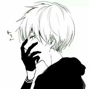 丧系动漫男生头像抖音专用 冷淡风孤独男生 男生头像 第2张