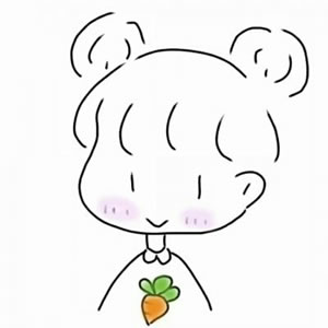 可爱小女孩简笔画头像 简约手绘女生 女生头像 第6张 可爱小女孩简笔画头像 简约手绘女生 女生头像 第6张