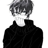 黑白二次元男生头像推荐 男生头像 第18张