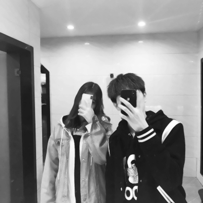 黑白情侣头像双人两张合集 情侣头像 第20张 黑白情侣头像双人两张合集 情侣头像 第20张
