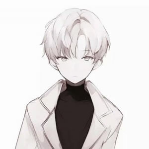 一男一女高清动漫情侣头像手绘合集 男生头像 第8张