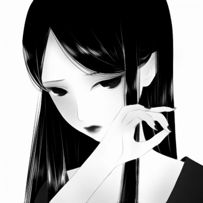 黑白丧系动漫女生头像|高冷氛围感丧感二次元女头合集 女生头像 第9张 黑白丧系动漫女生头像|高冷氛围感丧感二次元女头合集 女生头像 第9张
