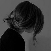 女生简单黑白头像 女生头像 第27张 女生简单黑白头像 女生头像 第27张
