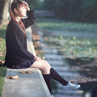 qq头像校服女生 温柔治愈校园风女生 女生头像 第29张