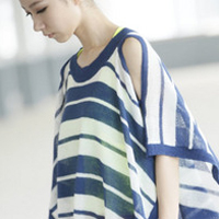qq头像女生穿条纹衣服 个性条纹穿搭女生 女生头像 第9张 qq头像女生穿条纹衣服 个性条纹穿搭女生 女生头像 第9张