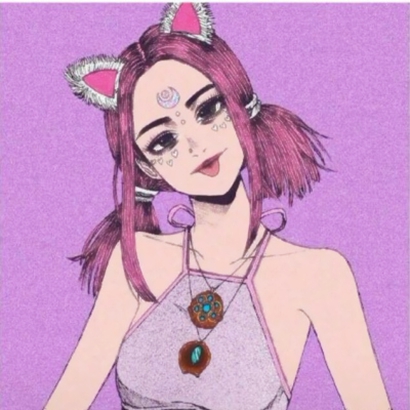 霸气的手绘女生头像
