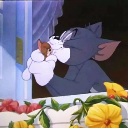 猫捉老鼠情侣头像一左一右配对 情侣头像 第18张 猫捉老鼠情侣头像一左一右配对 情侣头像 第18张