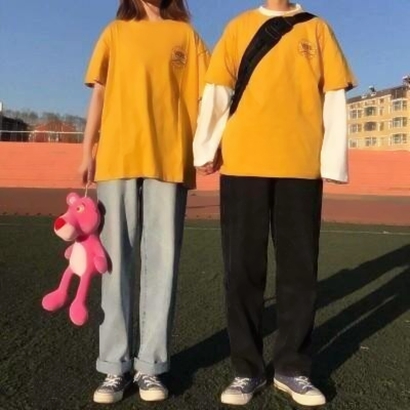 不露脸的双人情侣头像