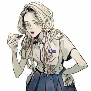 手绘素描现代高冷美女 女生头像 第5张 手绘素描现代高冷美女 女生头像 第5张