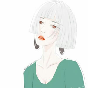 手绘素描现代高冷美女 女生头像 第7张 手绘素描现代高冷美女 女生头像 第7张