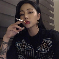 超A预警❗女生霸气抽烟个性头像大集合