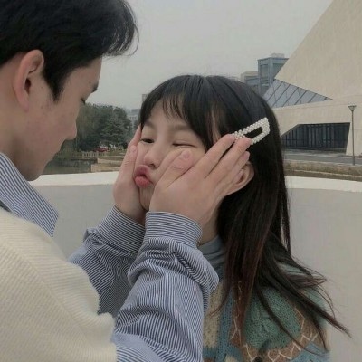 超甜真人情侣头像分享，一人一半超有感觉 情侣头像 第14张