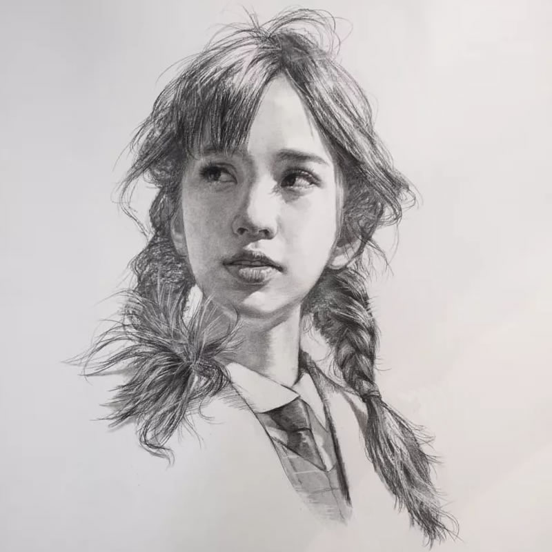 宝藏！美术素描头像高清临摹大图来袭 其它头像 第10张