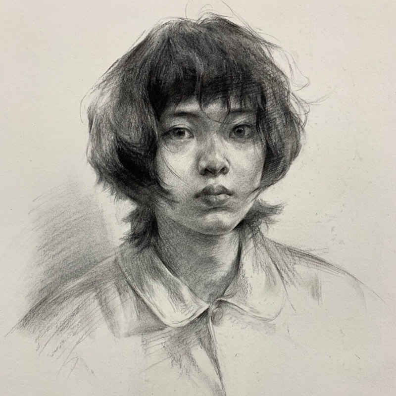 宝藏！美术素描头像高清临摹大图来袭 其它头像 第16张
