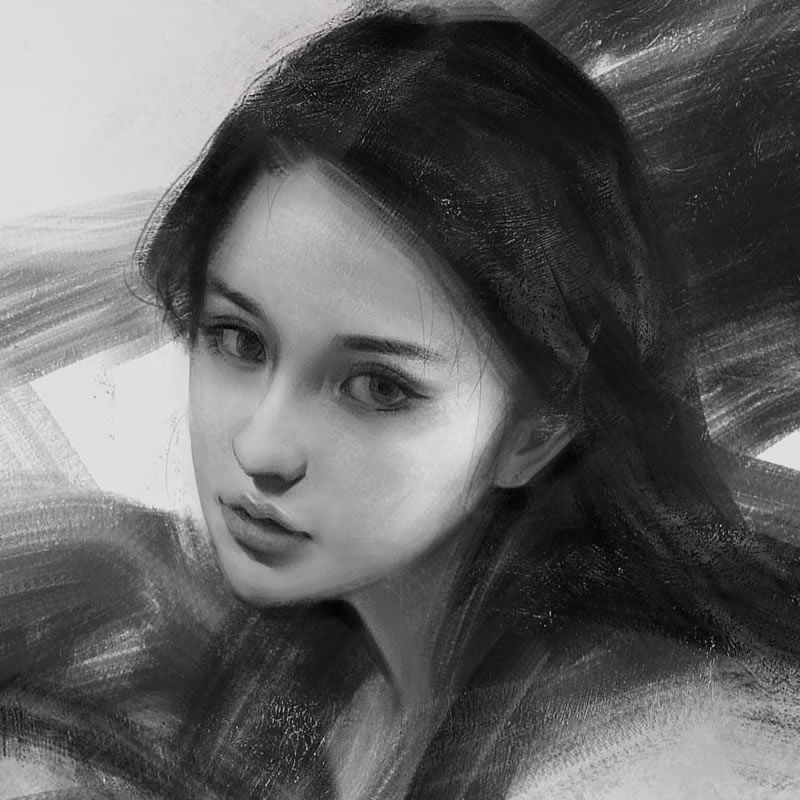 宝藏！美术素描头像高清临摹大图来袭 其它头像 第8张