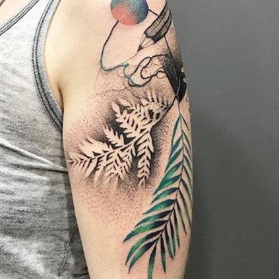 超酷!水墨植物花臂纹身部位男生头像来袭 男生头像 第2张 超酷!水墨植物花臂纹身部位男生头像来袭 男生头像 第2张