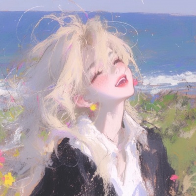 被自由感油画系女头美到!似天空般晴朗 女生头像 第2张 被自由感油画系女头美到!似天空般晴朗 女生头像 第2张