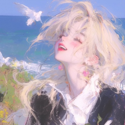 被自由感油画系女头美到!似天空般晴朗 女生头像 第6张 被自由感油画系女头美到!似天空般晴朗 女生头像 第6张