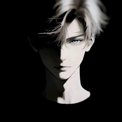 氛围感酷帅黑白动漫男生头像合集,高冷 / 拽酷 男生头像 第6张 氛围感酷帅黑白动漫男生头像合集,高冷 / 拽酷 男生头像 第6张