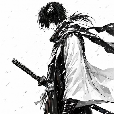 2025热门黑白动漫男生头像推荐 男生头像 第7张 2025热门黑白动漫男生头像推荐 男生头像 第7张