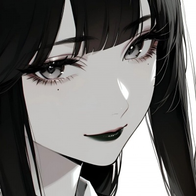 冷酷动漫女生头像合集|高冷御姐 / 暗黑系二次元美少女 女生头像 第6张 冷酷动漫女生头像合集|高冷御姐 / 暗黑系二次元美少女 女生头像 第6张