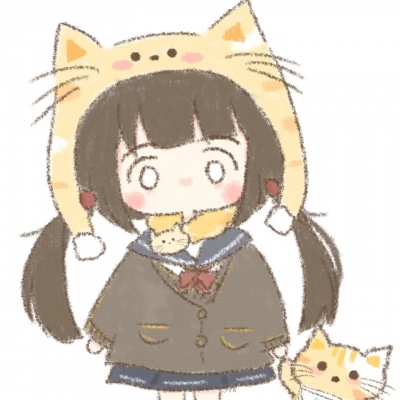 小女孩子牵小猫可爱手绘卡通情侣头像 情侣头像 第1张 小女孩子牵小猫可爱手绘卡通情侣头像 情侣头像 第1张