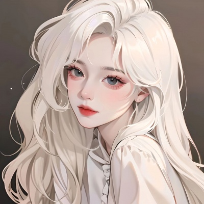超绝！AI女生卡通头像来袭 女生头像 第2张