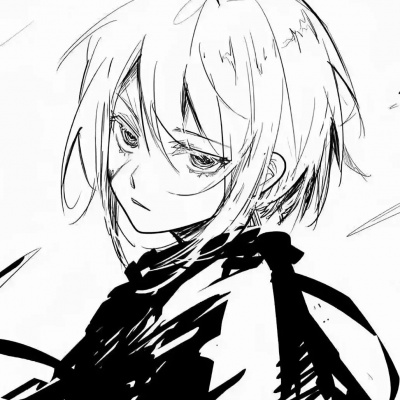 2025热门黑白动漫男头推荐 男生头像 第9张