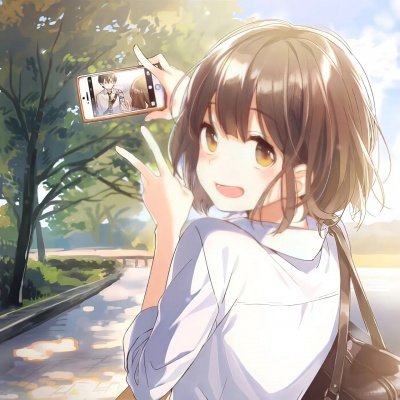 「高清无水印」唯美动漫女生头像合集|二次元少女治愈系